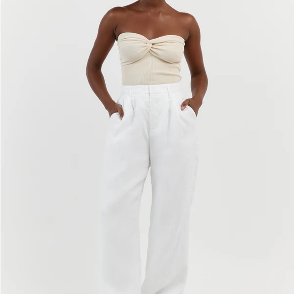 Dissh Twisted Cream Top